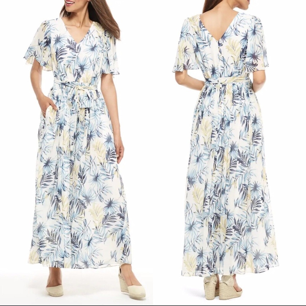 Girl meets Glam palm leaf dress size 6​
